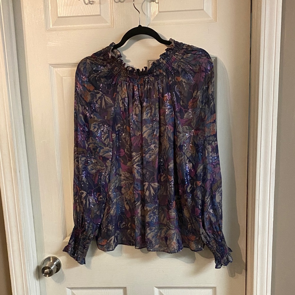 Floral Sheer Long Sleeve Top